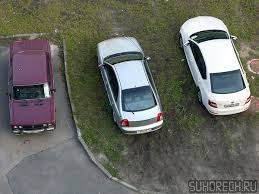 Борьба с парковкой на газоне